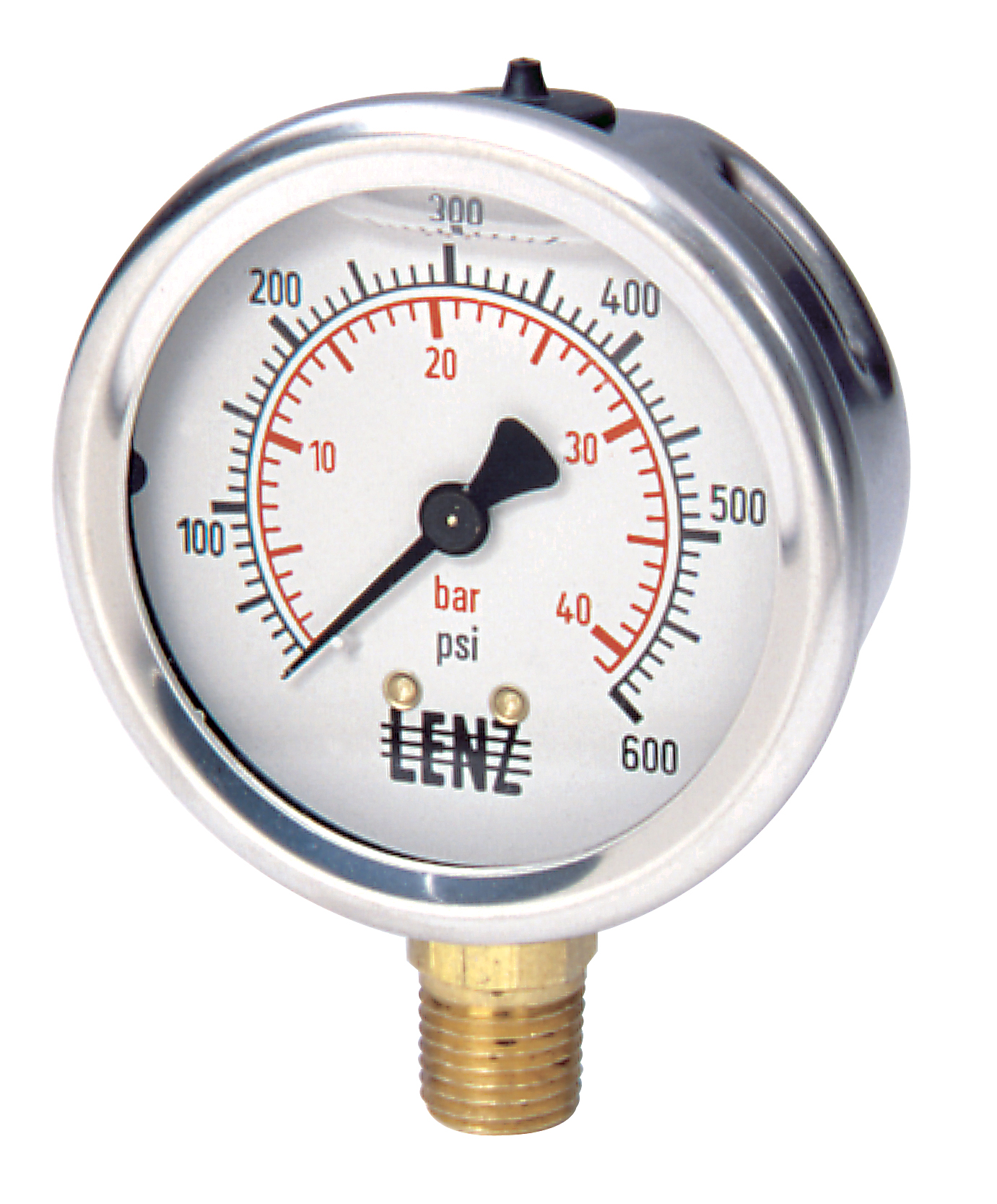 Manometro Idraulico Lenz BAC-3M-25 Nuovo - USA